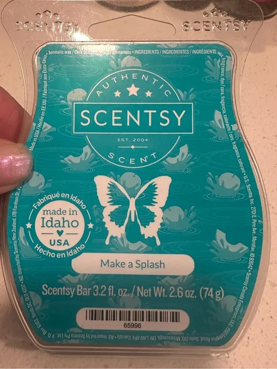 Scentsy Make a Splash Wax Bar - Turquoise Teal