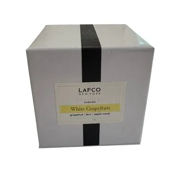 LAFCO Candle Cabana White Grapefruit Fern Applewood 6.5 oz NEW