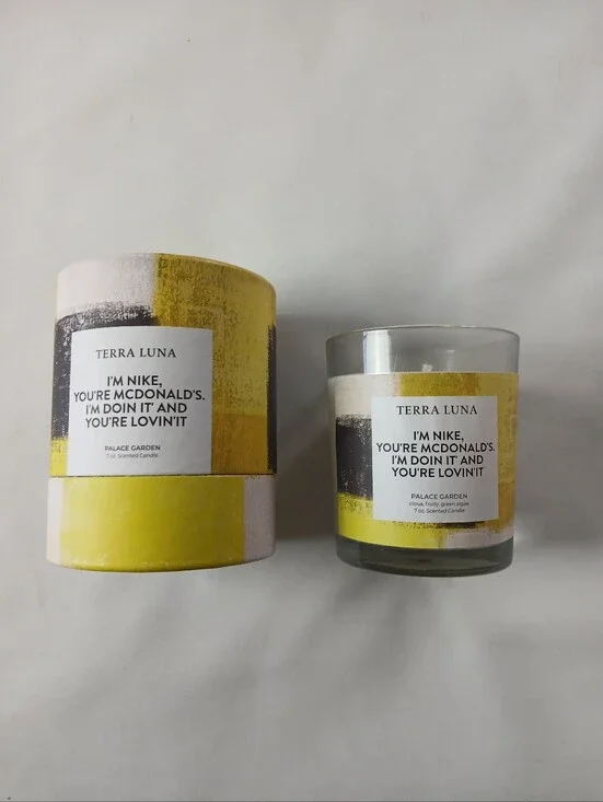 New Terra Luna Palace Garden Scented 7oz Candle 