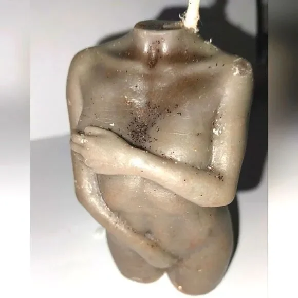 Hand crafted, goddess limited edition  sculpted candle