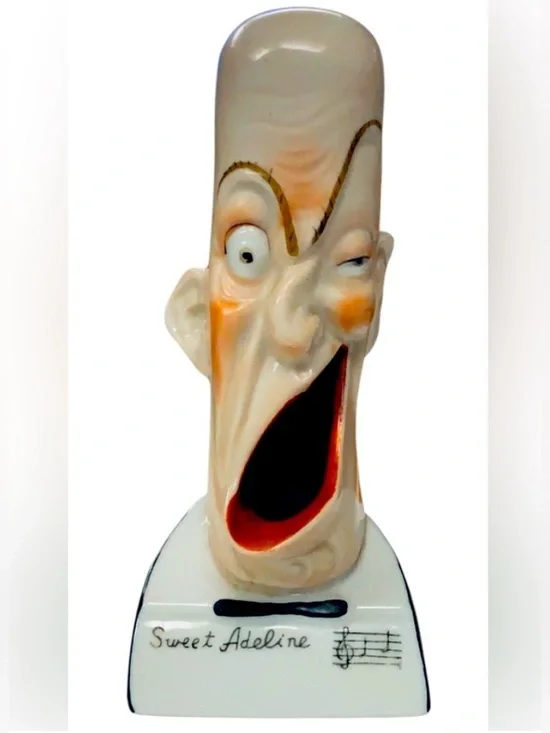 Rare, Antique(1910) Schafer & Vater Porcelain‎ Singing Barber, Occupied Japan