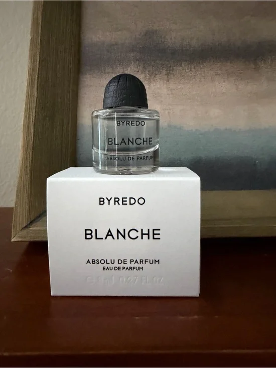Byredo White Box with Black Text – Minimal Packaging
