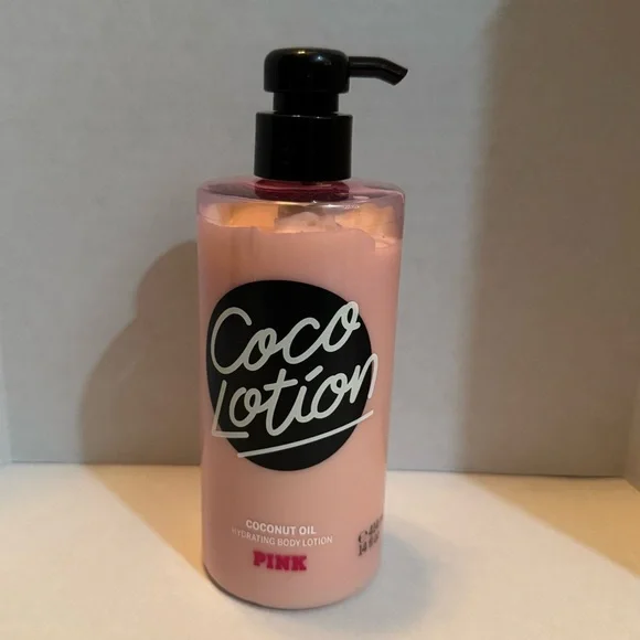 VICTORIA'S SECRET PINK HYDRATING BODY LOTION COCO LOTION COCONUT OIL 14 OZ