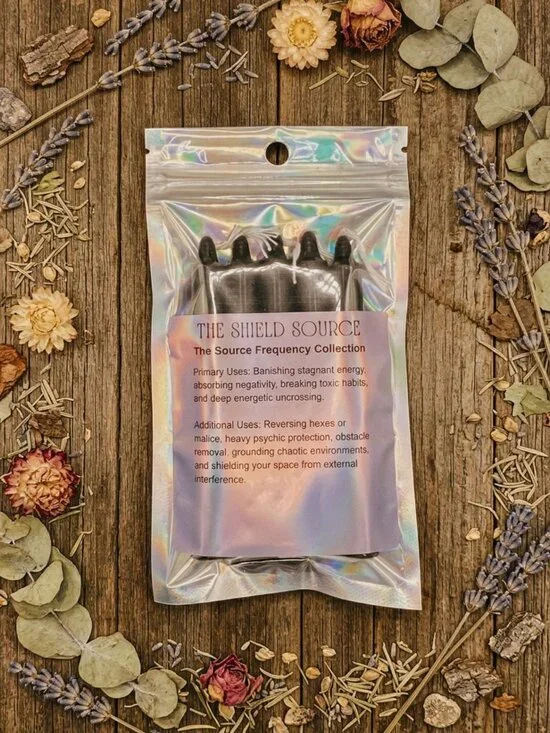 SHIELD SOURCE Black Spell Candles Ritual Chime Candle Altar Candles Protection