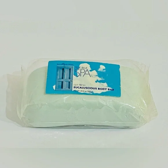 XL Bath & Body Works True Blue Spa Eucaluscious Body Bar 10.6 oz