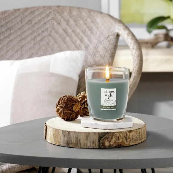 NWT Yankee Woodwick Succulent Jade candle