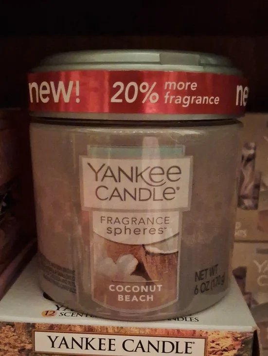 Yankee Candle Fragrance Spheres - Beige with Red Accent