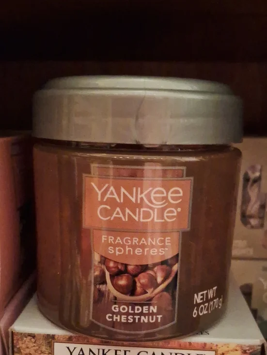 Yankee Candle Golden Chestnut Fragrance Spheres - Tan and Silver