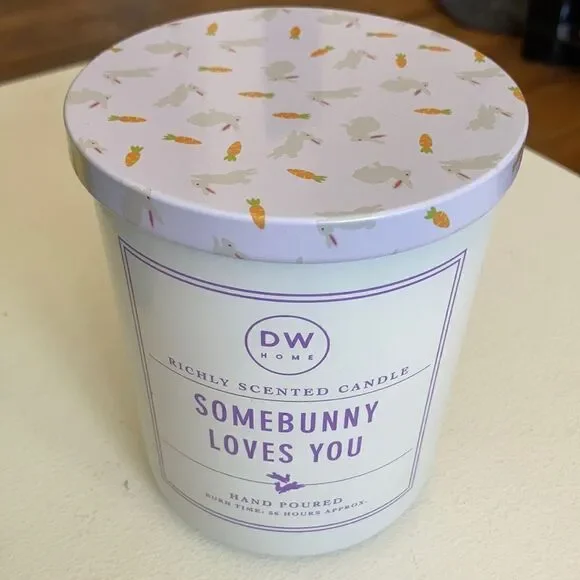DW Home Hand Poured Candle Somebunny Loves You