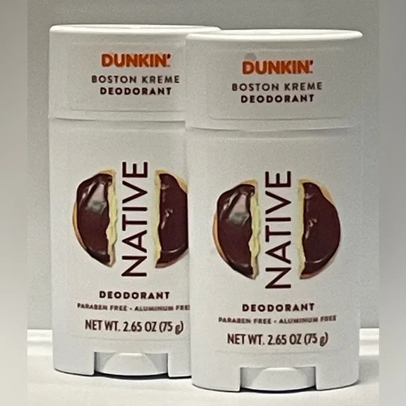 Native x Dunkin' Boston Kreme Scented Deodorant - 2.65oz (Pack of 2)