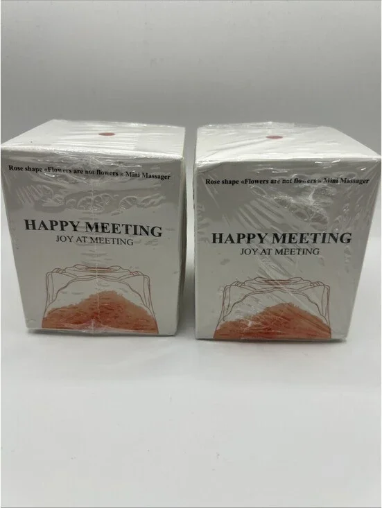 Rose Shaped Mini Massager for Women Happy Meeting (2 Pack)