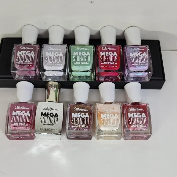 Mega Strength Nail Polish Set - Assorted Colors
