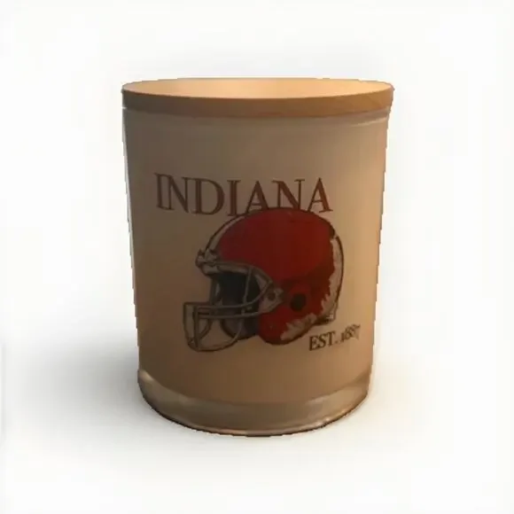 Indiana University 2026 National Championship Vintage Unique Vanilla Candle