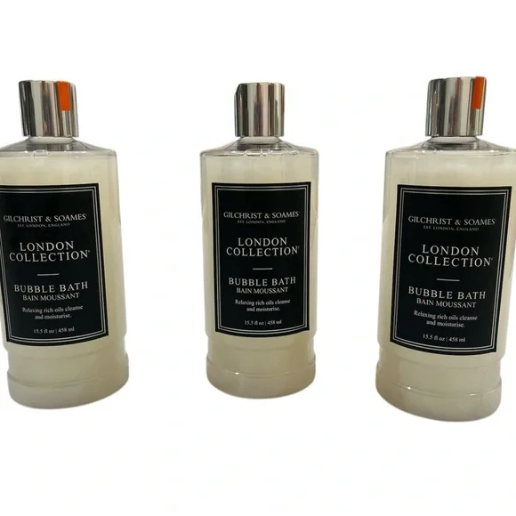 Gilchrist & Soames London Collection Bubble Bath 15.5 oz  w/bonus Pillow Mist