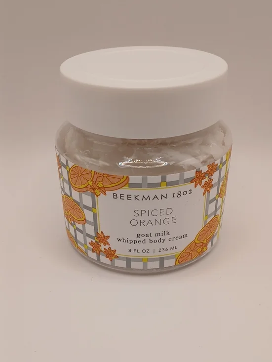 Beekman 1802 Spiced Orange Whipped Body Cream 8 oz. New Sealed