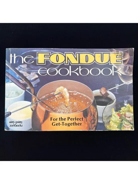 The Fondue Cookbook 1968 Nitty Gritty Retro Vintage Recipes Collectible