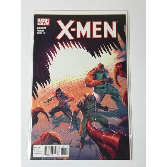 Marvel X-Men #17 Wolverine Warpath Rockslide Gischler Molina 2011 Direct Edition