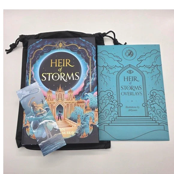 Heir of Storms FairyLoot Exclusive Signed Book Lauryn Hamilton Murray + Overlays