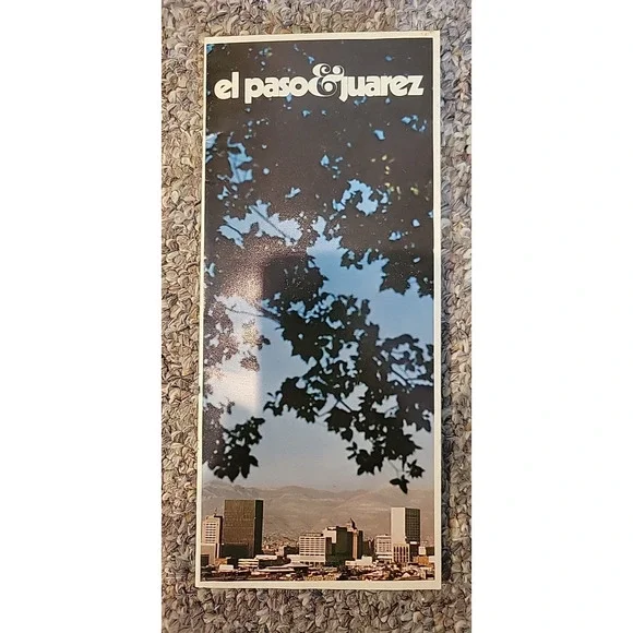 El Paso & Juarez Ephemera Tourist Brochure Travel Guide Souvenir‎ Collectible