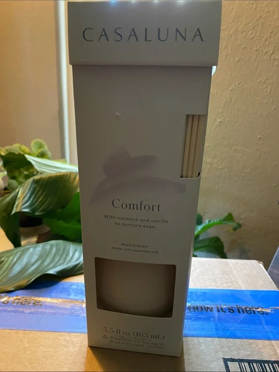 Casaluna Comfort Coconut & Vanilla Reed Diffuser - Cream
