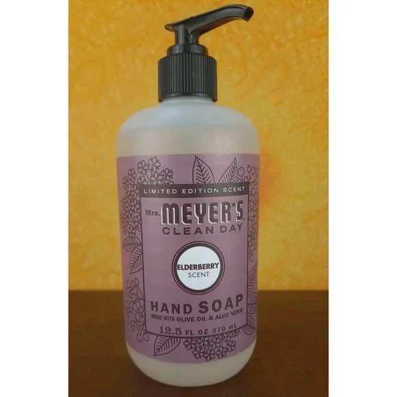 Mrs. Meyer's Clean Day Hand Soap Limited‎ Edition Elderberry Scent 12.5oz