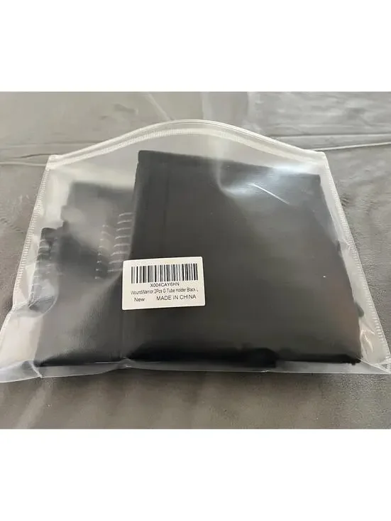Breathable G‎ Tube Holder Belt Large Square Sponge Feeding Tube Pouch 2 Pack