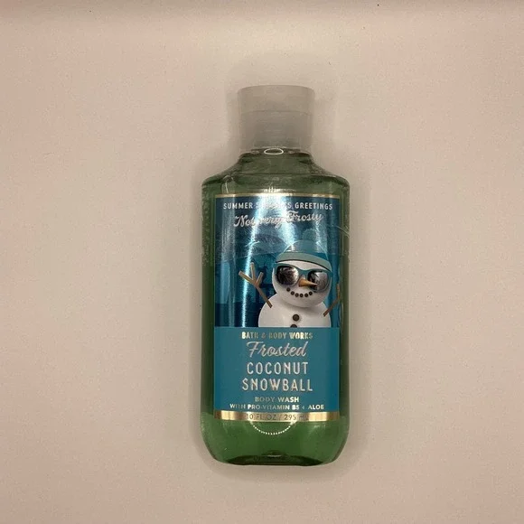 Bath & Body Works Frosted Coconut‎ Snowball Body Wash 10 fl oz New