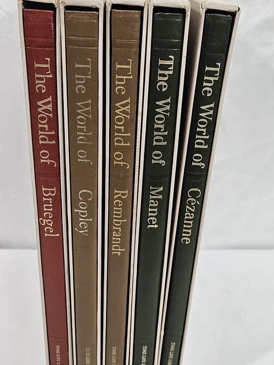 The World of Decorative Art Book Set - Red, Brown, Black Set 5 Books #302