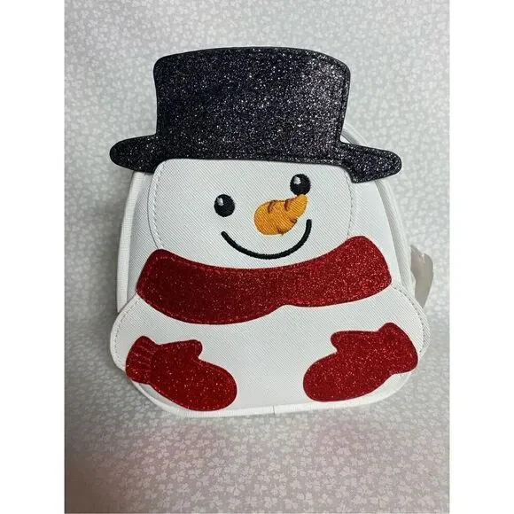 Bath and Body Works SNOWMAN COSMETIC BAG