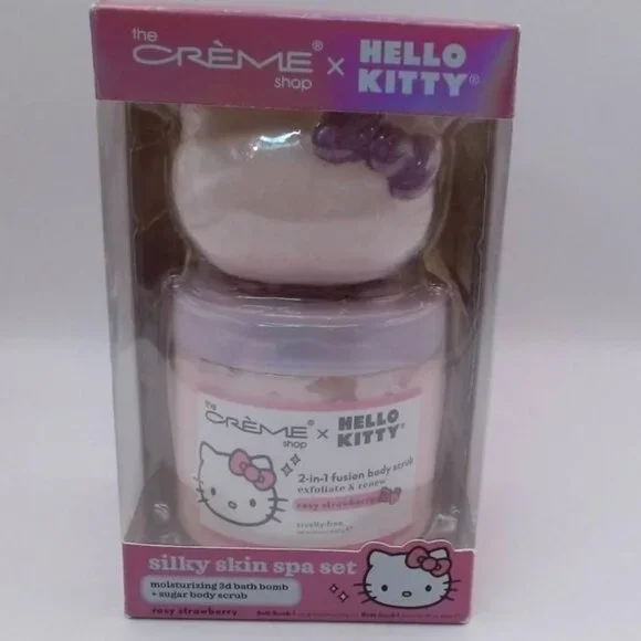The Crème Shop x Sanrio Hello Kitty Silky Skin Spa‎ Set - Fresh Strawberry