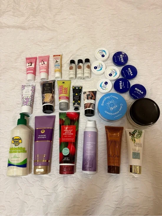 Huge lot of Brand New Body lotions & hand creams