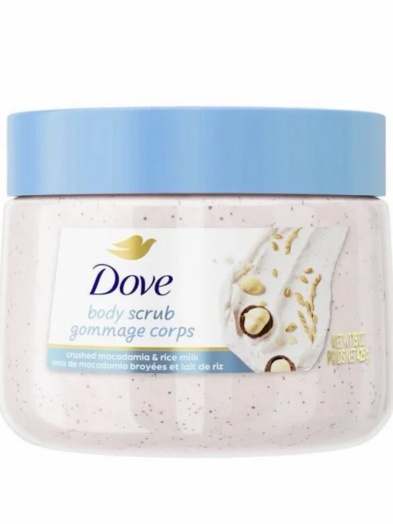Dove Crushed Macadamia & Rice Milk Body Scrub