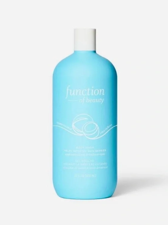 Function of Beauty Body Wash Creamy Coconut New Helps Nourish Skin Barrier 22 oz