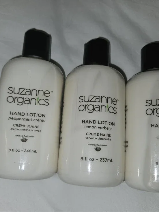 New! Suzanne Organics Lemon Verbena Hand Lotions