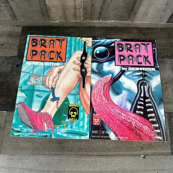 Bratpack #1 and #2 King Hell | Rick Veitch Brat Pack (August 1990).‎
