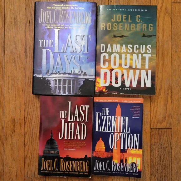 Joel C Rosenberg 4 Books Political Thriller Suspense Christian Fiction End Time