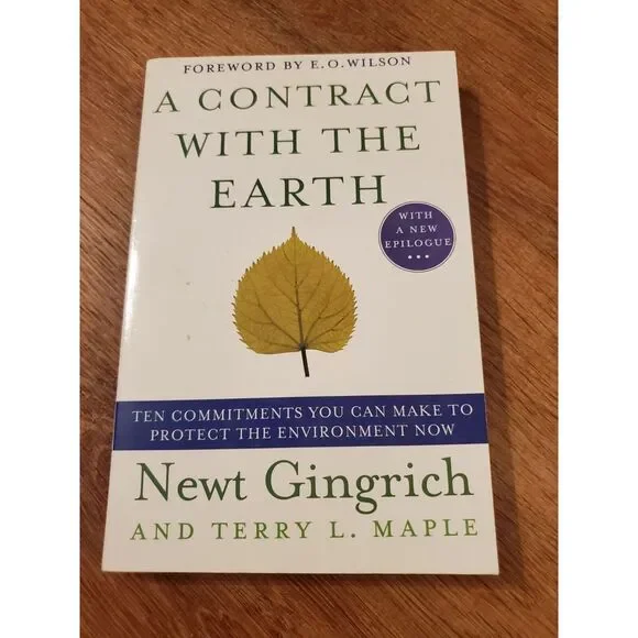 A Contract with the Earth by Newt Gingrich Climate‎ Environment Book GUC
