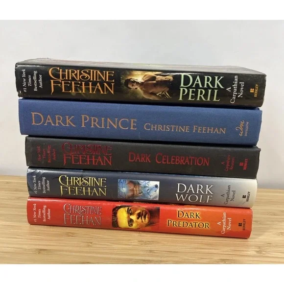 Christine Feehan Dark Series 5‎ Book Lot Carpathian Novels HC