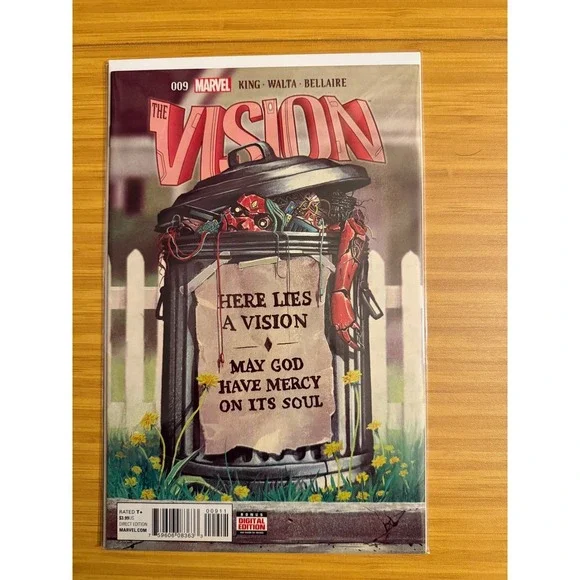 Marvel The Vision 009 Comic Book 2016 King Walta Bellaire‎ Direct Edition