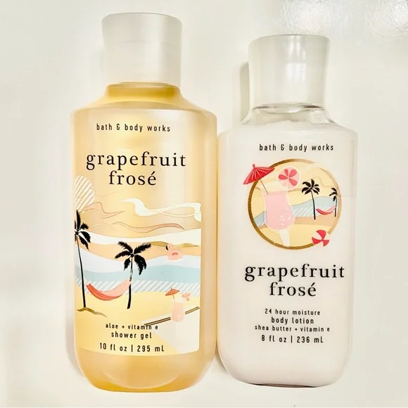 Bath & Body Works Grapefruit Frosé Shower Gel and Lotion