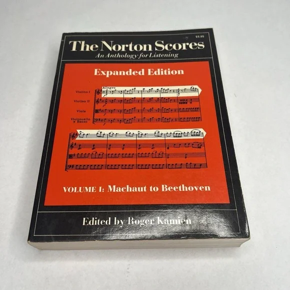 The Norton Scores An‎ Anthology for Listening Vol 1 Roger Kamien Bonus 200 Years