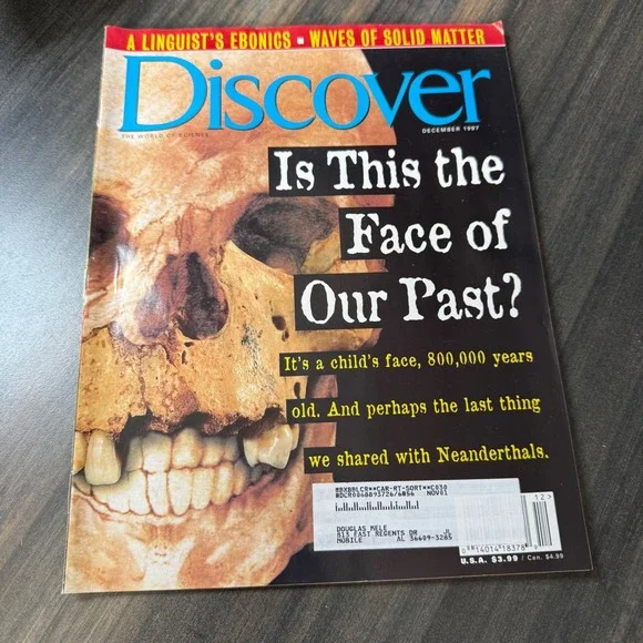 Discover Magazine‎ December 1997 Is This The Face of Our Past Neanderthals