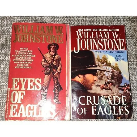 Eagles Series William W Johnstone Cowboys Western lot of 2