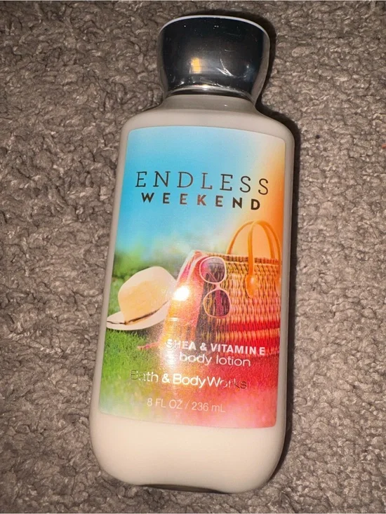 Bath & Body Works Endless Weekend Body Lotion - Blue, Orange, Pink