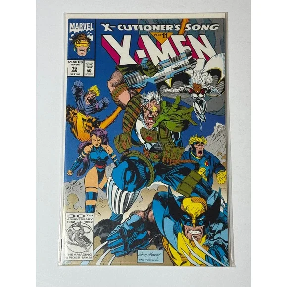Marvel X-Men 16 Jan 1993 X-Cutioner's Song Part 11 Cable Wolverine Andy Kubert‎