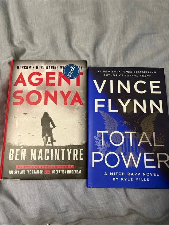 Agent Sonya & Total Power Hardcover Book Duo - Red & Blue Covers