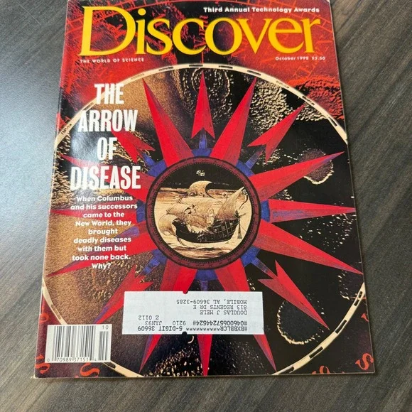 Discover Magazine‎ October 1992 The Arrow of Disease Third Annual Technology Awa