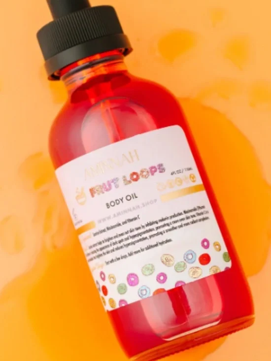 AMINNAH Fruit Loops Body Oil - Red