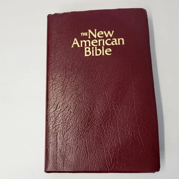 The New American Bible Revised Edition NABRE Catholic Burgundy Leatherette Cover