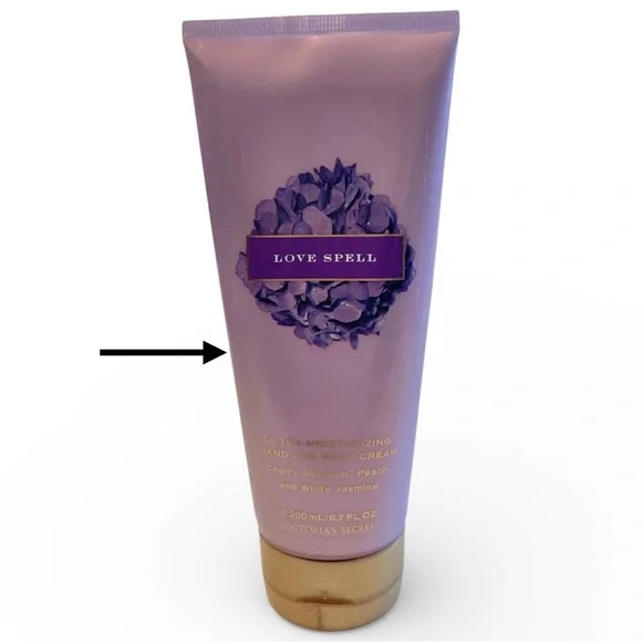 50% full Victoria’s Secret Love Spell Ultra Moisturizing Hand & Body Cream 6.7oz